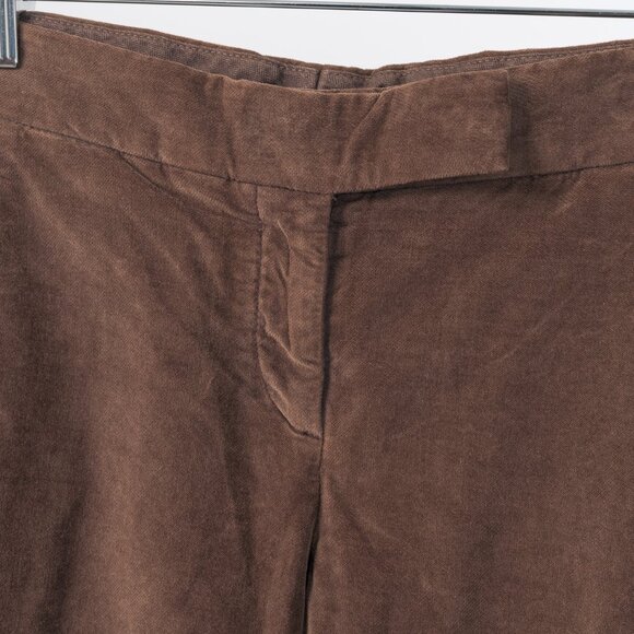 Brunello Cucinelli Brown Velvet Slim-Fit Pants - Picture 8 of 14